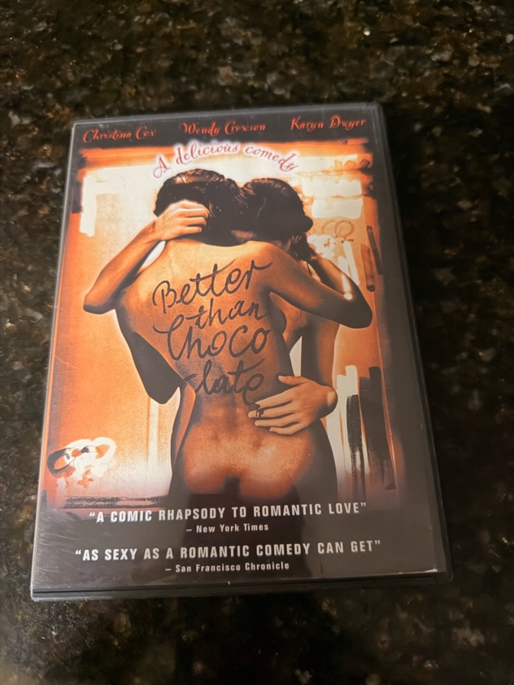 Better Than Chocolate DVD - Orange Cover Art